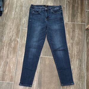 VERVET BY FLYING MONKEY Deep Indigo Skinny Jeans